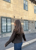 Chloe Suede Jacket Brown