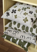 Clover Embroidered Cushion Cover