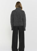 Ritva Knitted Sweater Dk Gry Melange