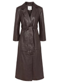 Perpignan coat Aubergine