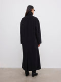 Relaxed Wool Coat Black