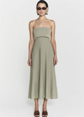 Clementina Midi Dress Khaki