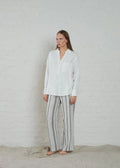 Hills Linen Blend Shirt Off-white