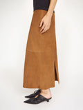Palomie Suede Maxi Skirt Rusty Sand