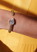 Classic Rope Armbånd | Gold & Chrystal