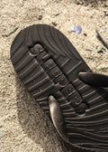 Tapered Platform Flip Flop Black
