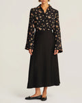 Viscose Blouse Midnight Flowers