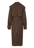 Caia Suede Coat Brown