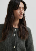 Andrea Knit Rib Cardigan Beluga
