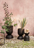 Hourglass Pot Large Black