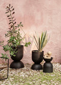 Hourglass Pot Large Black