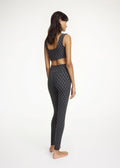 Polene Tights Monogram Black & Grey