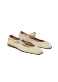 Paella Ballerina Leather Cream