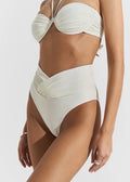 Bay Bikini Creme White Bottom Badetøy