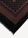 Julee Wool Scarf Dark Chokolate