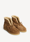 Romma Shearling Boots Tobacco Brown