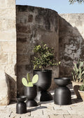 Hourglass Pot Large Black