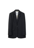 Elton Classic Gabardine Blazer Black
