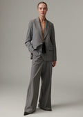 Elina Classic Gab Trousers Medium Grey