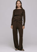 Ninni Wool Pant Charcoal Brown