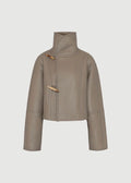 Hawk Shearling Jacket Taupe