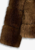 Posh Short Coat Dk. Brown