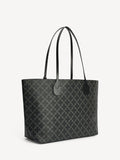 Abigail Printed Tote Bag Charcoal