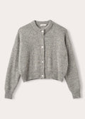 Fuzzy Cardigan Light Grey
