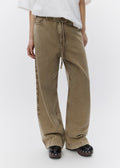 Elijah Sand Washed Denim Ermine