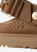 W Goldenstar Villa Clog Chestnut