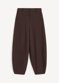 Carlien High-Waist Trousers Coffee Brown