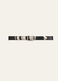 Rattle Belt Black & Silver