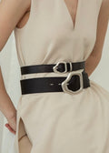 Ako Mini Belt Black Silver