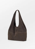Suede Dalliea Bag Dark Brown