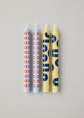 Candle Yellow & Blue