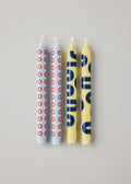 Candle Yellow & Blue