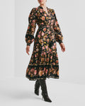 Bohemian Midi Dress Evening Field