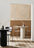 Erie Cafe Table | Ivory Nature Marble Tabletop