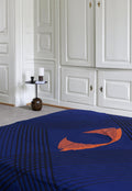 The Eye Bedspread AP9 | Blue Midnight