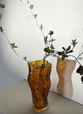 Ostrea Glass Vase | Amber