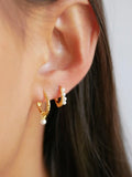 Paula Pearl Hoops Øredobber