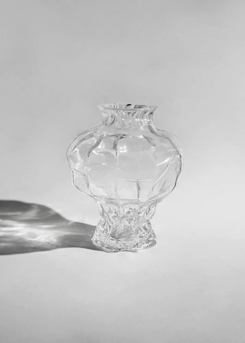 Ammonit Large Vase Clear