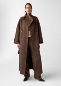 Carmella Wool Coat Espresso