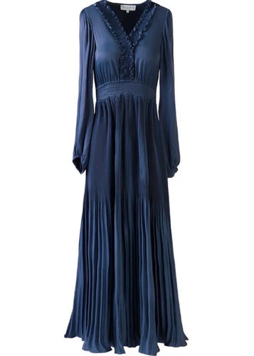 Alisson Solid Dress Navy