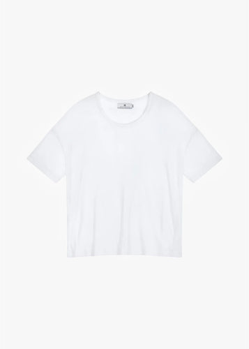 Melis Linen T-skjorte | White