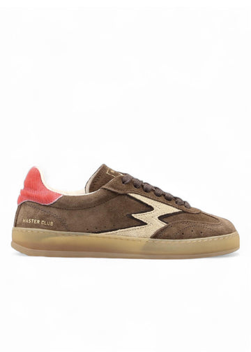 Club Sneakers White Geranium Horsy Details Cocoa
