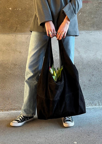 Suede Dalliea Bag | Black