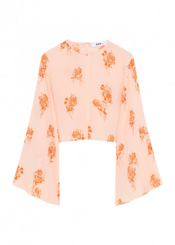 Becky Falling Flowers Top