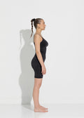 Contour Shapewear Slip Dress Black