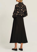 Striped Organza Blouse Midnight Field